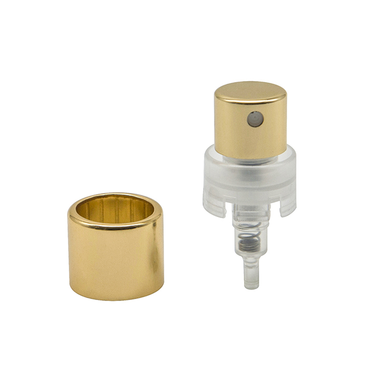 Pompe de pulvérisation de parfum sans sertissage de 15 mm avec collier en aluminium