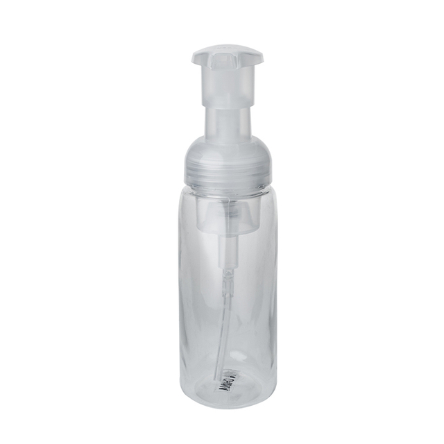Bouteille PET transparente de 300 ml avec pompe à mousse pour le lavage des mains